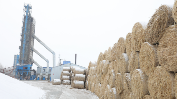 煤炭?jī)r(jià)格高，烘糧利潤(rùn)低，吉林大安市500噸糧食烘干塔改用秸稈大包直燃鍋爐，每天省3萬(wàn)